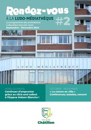 Programme Ludo Médiathèque #2 (Septembre - Décembre 2024)