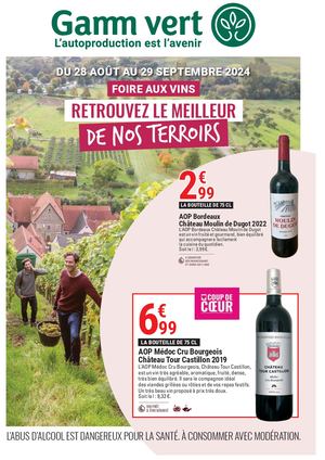 Foire aux vins Gamm Vert