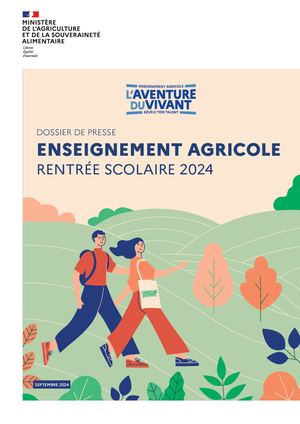 Rentrée scolaire 2024 de l’enseignement agricole