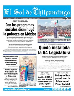 El Sol De Chilpancingo 2 Septiembre 2024