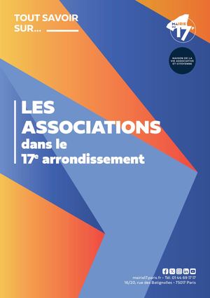 Guide des Associations Paris 17 - 2024