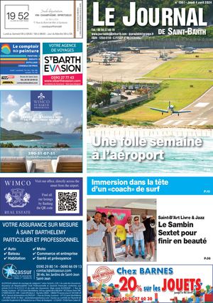Journal de Saint-Barth du 4 avril 2024