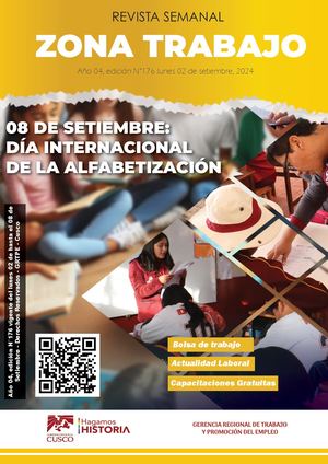 Revista de Empleo "Zona Trabajo Cusco" - Edición N°176