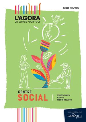 Plaquette Centre social l'Agora 2024 - Granville