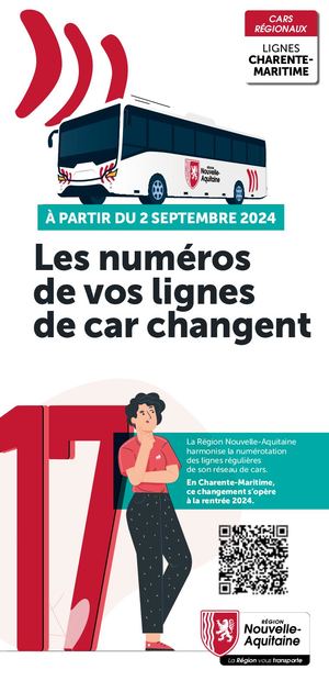 Les lignes de bus Nouvelle-Aquitaine