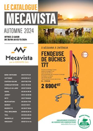 Catalogue automne 2024 Mecavista