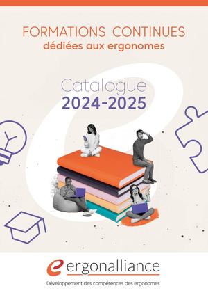 Catalogue 2024 25 des formations dédiées aux ergonomes