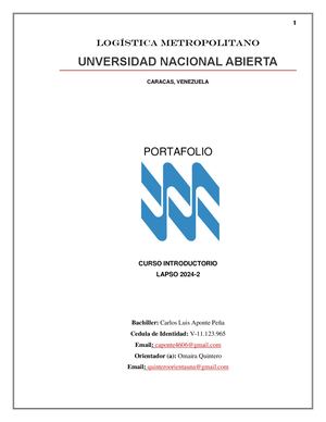Portafolio Curso Introductorio 2024 Una (Unidad I )