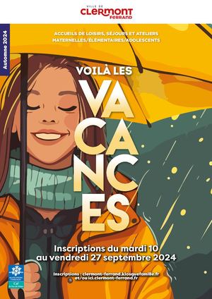 Voilà les vacances Toussaint 2024