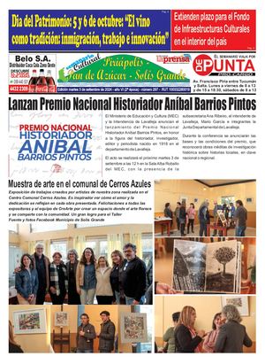 Semanario Cultural Piriápolis Martes 3 De Setiembre