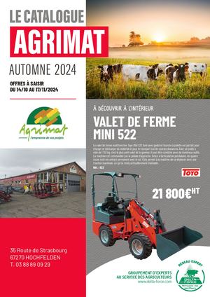 Catalogue Automne 2024 AGRIMAT