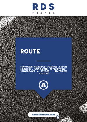 Catalogue Route - RDS France