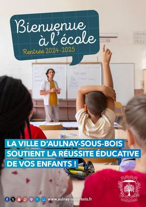 Bienvenue à l'école - Rentrée 2024/2025