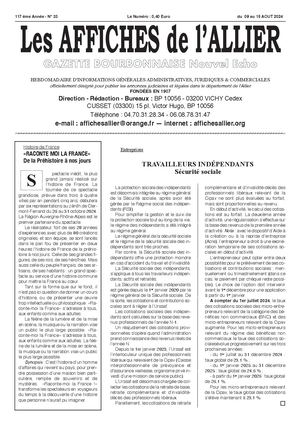 Affiches Allier 3324 15082024