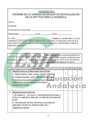 FASE DE PRÁCTICAS - PR1 Informe de Inspección
