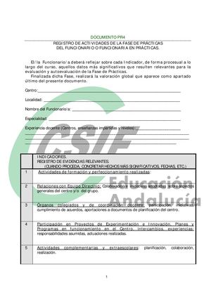 FASE DE PRÁCTICAS - PR4 Registro actividades para la Memoria