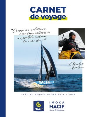 Carnet de voyage Imoca MACIF Santé Prévoyance - Vendée Globe 2024