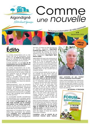 2024 - Comme Une Nouvelle Numéro 9 - Spécial associations