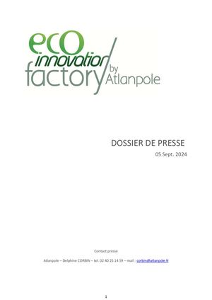 DP Lancement Eco innovation factory 12