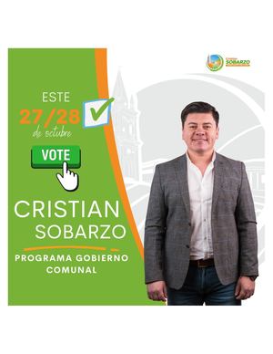 Programa De Gobierno Comunal Cristian Sobarzo (Actualizado)