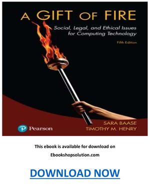 A Gift Of Fire 5th Edition PDF – 9780134615271