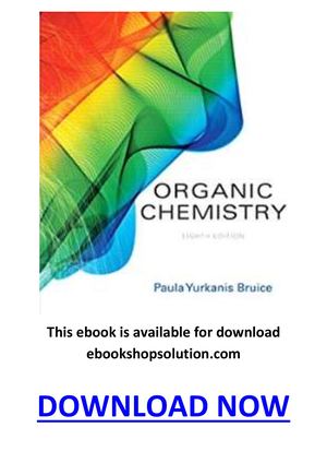 Organic Chemistry Bruice 8th Edition PDF