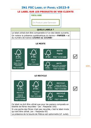 Les Règles D’utilisation Des Logos Fsc Pefc