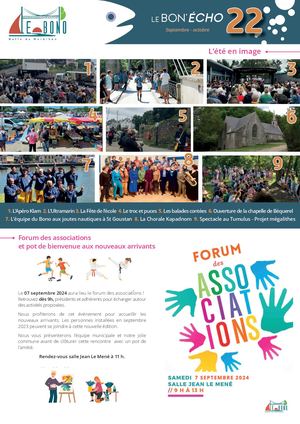 Bon éCho N°22 - Sept Oct 2024