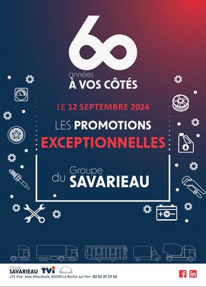 Promotions 60 ans - Groupe Savarieau