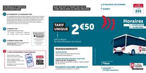 Ligne 255 - Saint Sulpice Les Champs Guéret