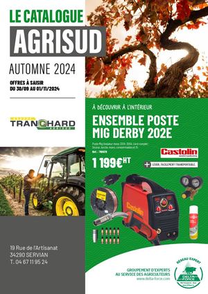Catalogue Automne 2024 Agrisud
