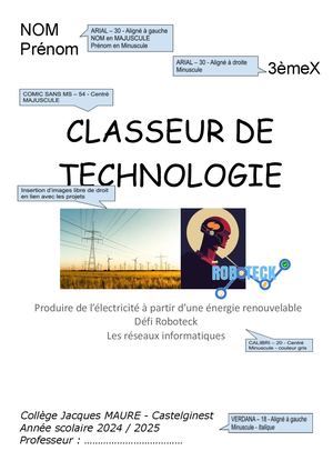 3ème Modèle Page De Garde 2024