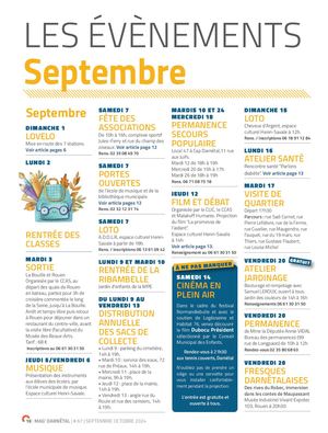 Agenda Septembre 2024