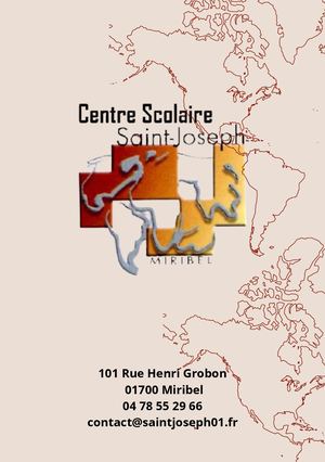 Plaquette Partenariat Lycée Professionnel St Joseph de Miribel