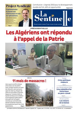 La Sentinelle Du 8 Septembre 2024