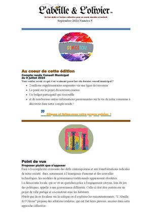 Numéro 5 - septembre 2024