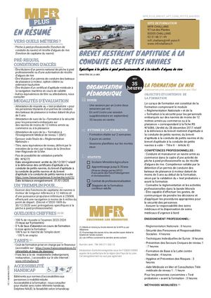 Mfr Plus V5 Brevet Apt Cond Petits Navires