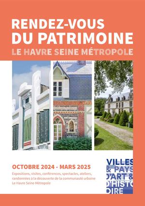 Programmation Pays d’art et d’histoire septembre 2024 - mars 2025