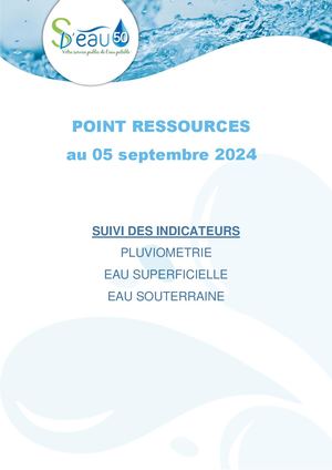 SDeau50, Note Ressources du 5 juin 2023 SDeau50, Note Ressources du 5 septembre 2024