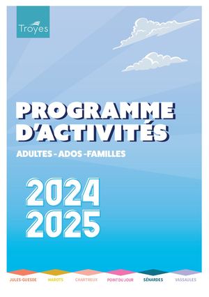 Programme Espaces Intergenerationnels 2024 2025