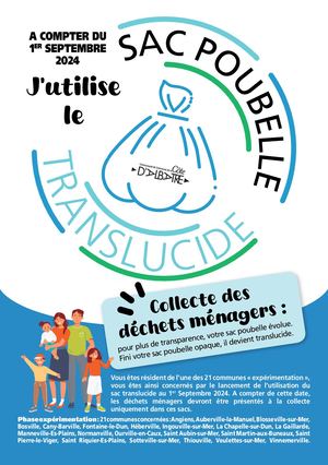 Flyer Utilisation Sac Translucide Septembre 2024