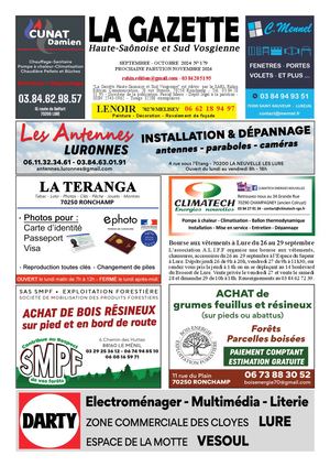 La Gazette Haute-Saonoise et Sud Vosgienne