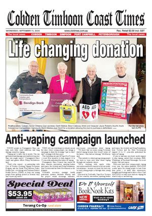 Cobden Timboon Coast Times, September 11, 2024