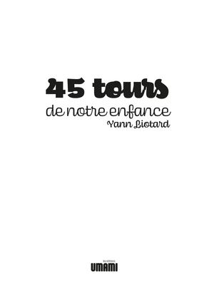 45 tours de notre enfance
