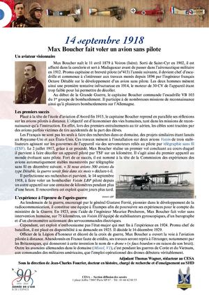 14 Septembre 1918 Boucher