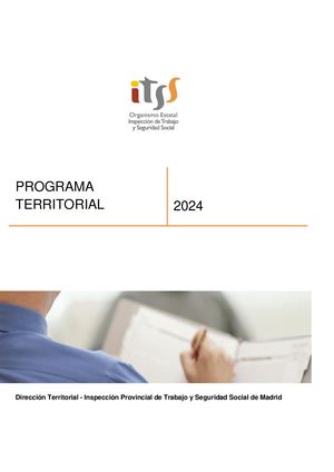Programa Territorial 2024