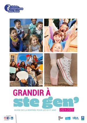 Grandir à Ste Gen 2024 2025