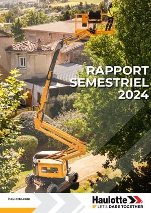 Rapport Financier Semestriel Annee 2024