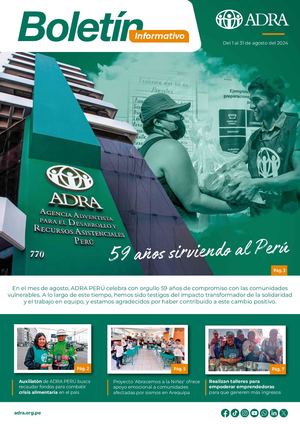 BOLETÍN INSTITUCIONAL AGOSTO 2024