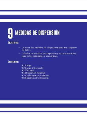 Medidas De Dispersión